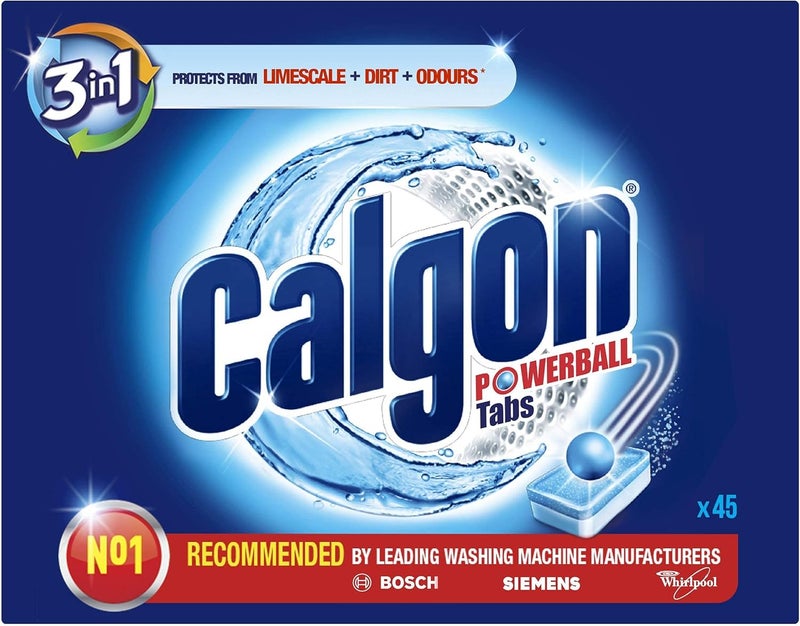 Calgon Tablets 3-In-1 Water Softener, 45 Tablets - Image 1